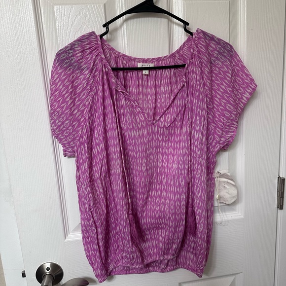 SOFT JOIS SIZE SMALL PINK & white shirt NEW w/ TAGS - Picture 7 of 8